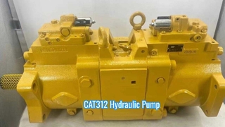 চালানের আগে CAT312 হাইড্রোলিক পাম্প টেস্টিং