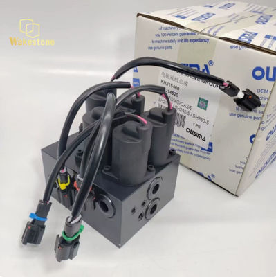 KHJ14520 Excavator Solenoid Valve Group Assembly For Sumitomo SH210-5 SH240-5 SH350-5A5 5-পোর্ট পাইলট কন্ট্রোল ভালভ